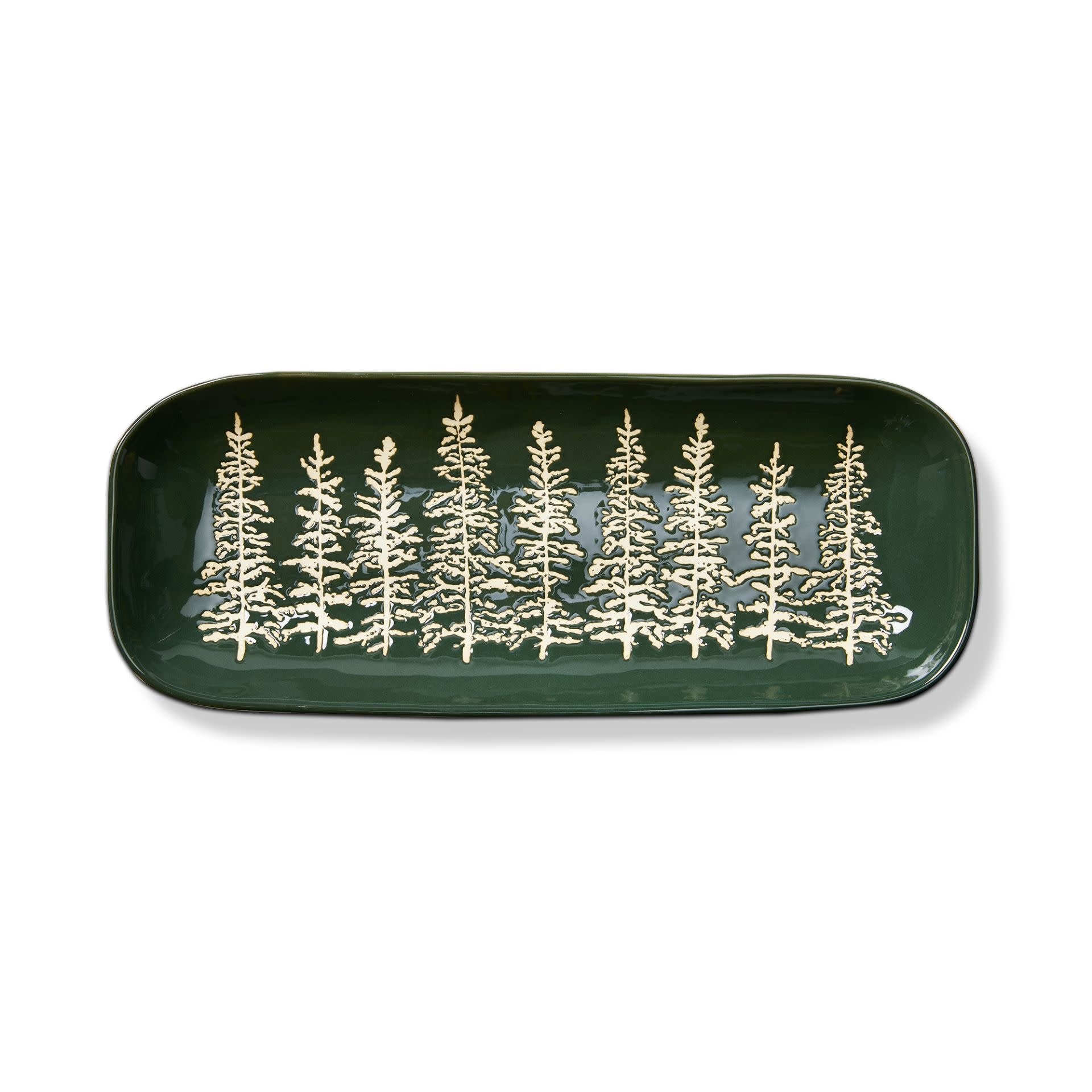 Wilde Pine Tree Rectangle Platter
