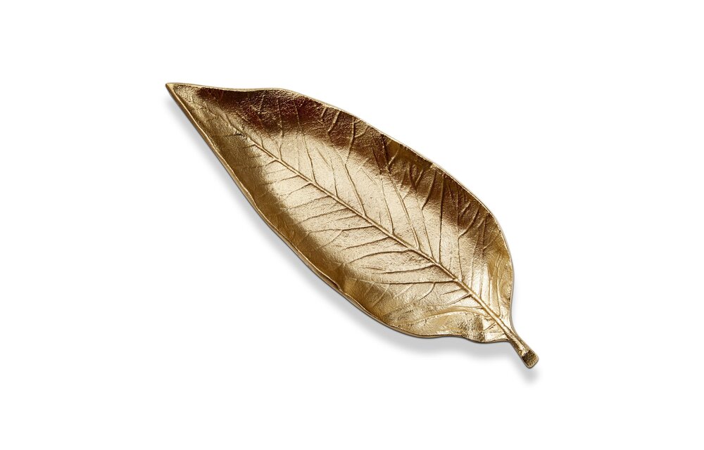 Gold Long Leaf Platter