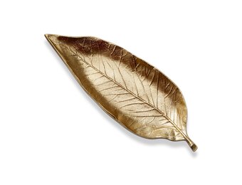 Gold Long Leaf Platter