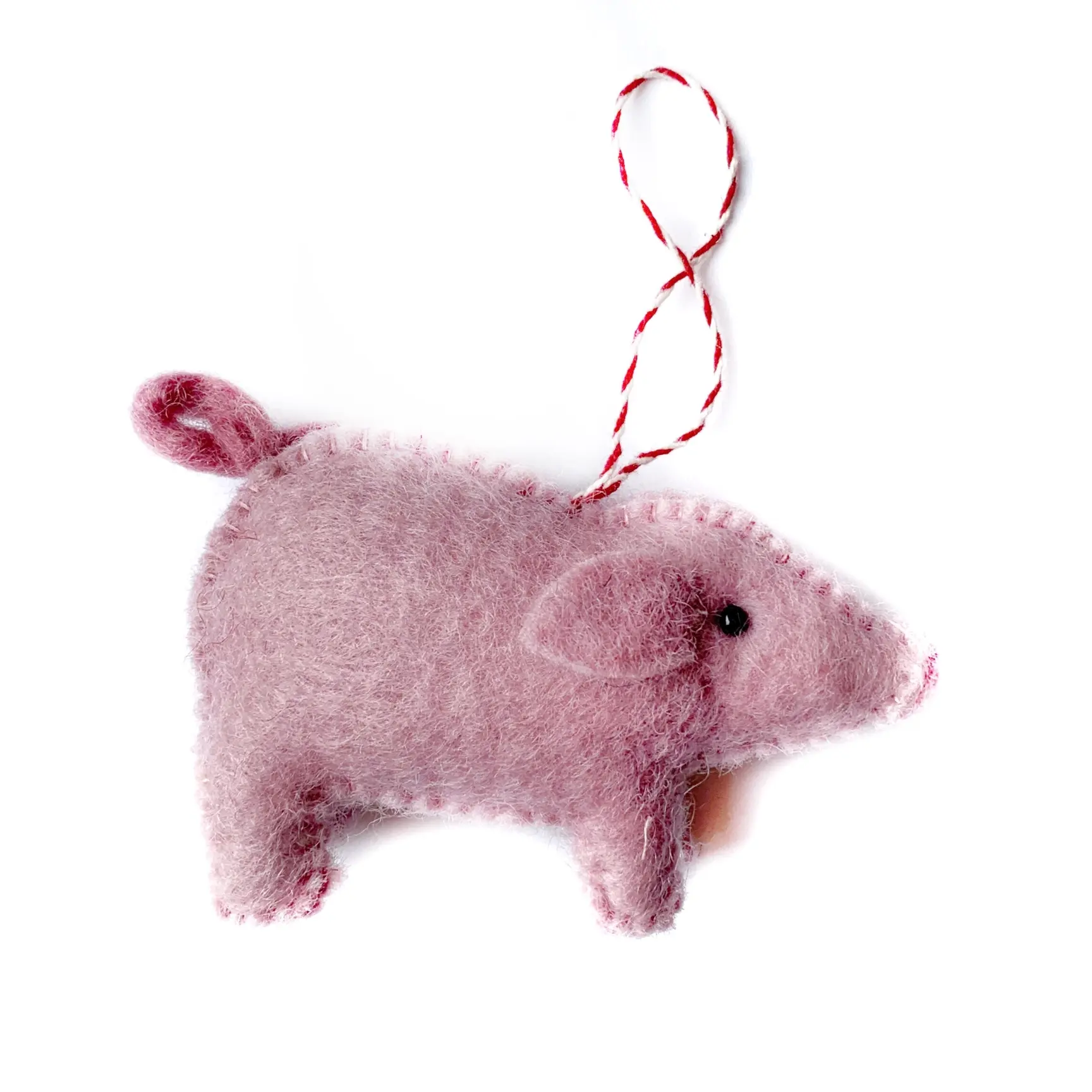 Pig Felt Wool Chirstmas Ornament