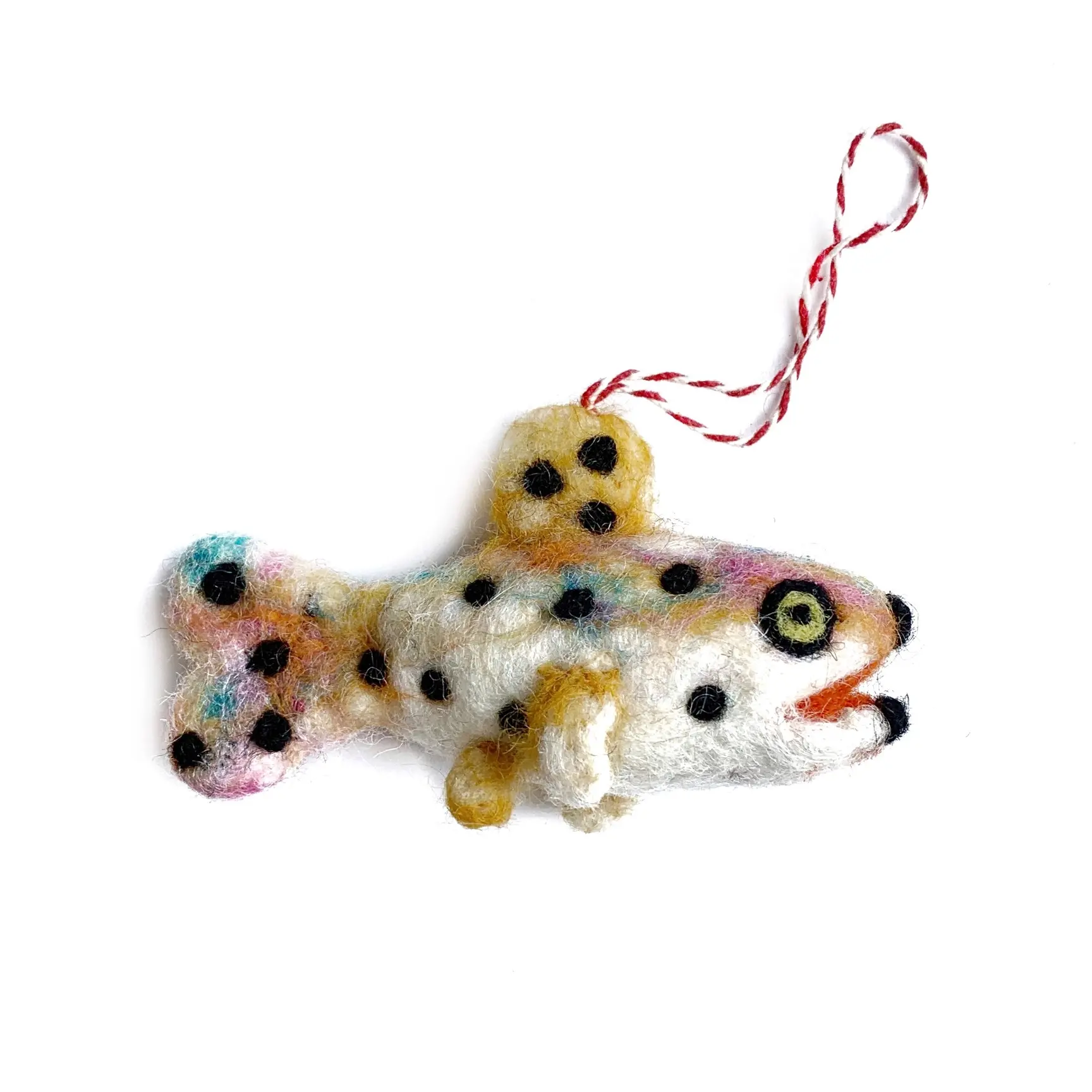Trout Felt Wool Chirstmas Ornament
