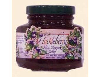 Wild Huckleberry Hot Pepper Jelly, 5oz
