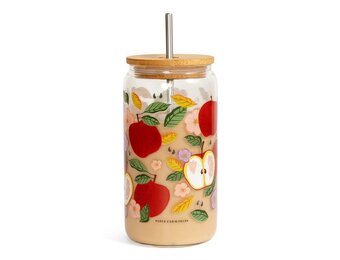Apple Tree Glass Can