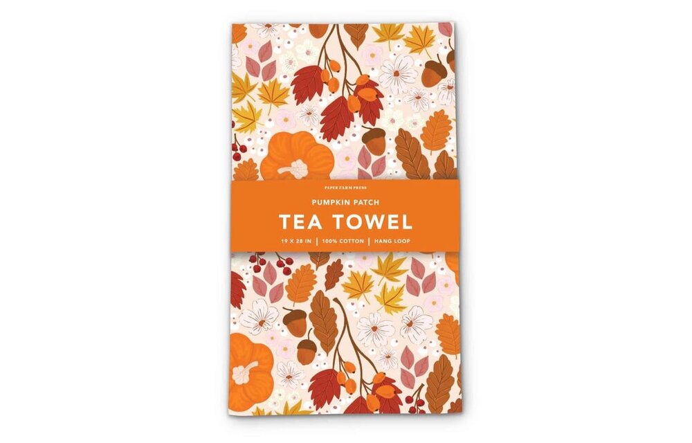Pumpkin Patch Tea Towel