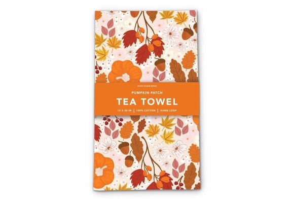 Pumpkin Patch Tea Towel