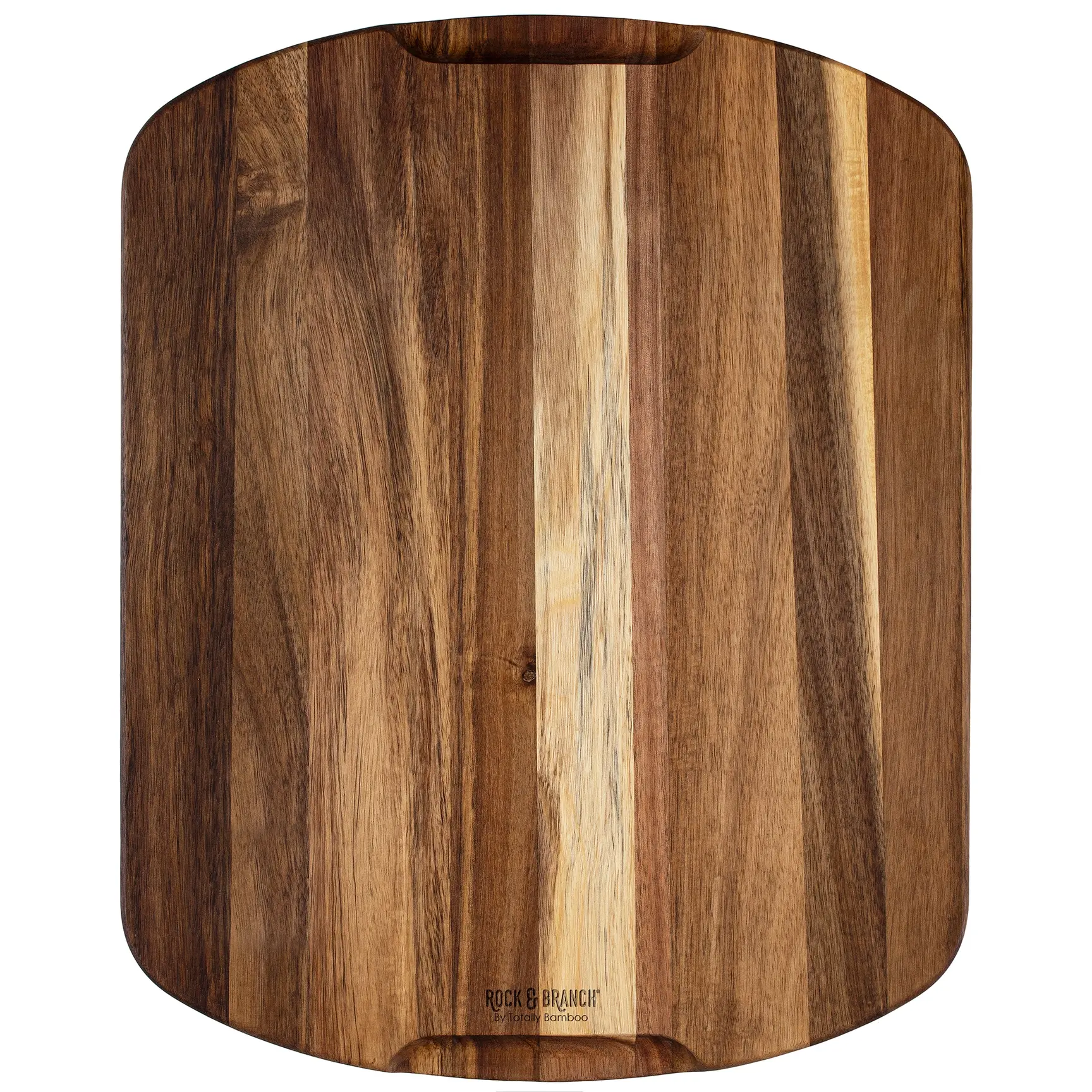 Carving Board Rock & Branch Acacia Wood 19-1/2" x 15-1/2" x 1"