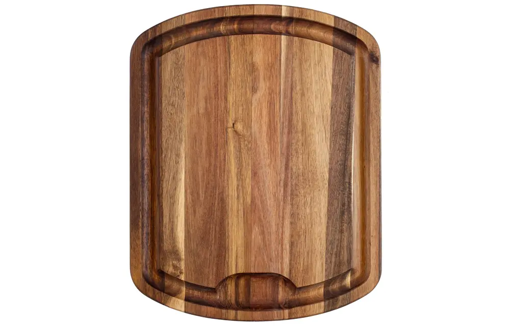 Carving Board Rock & Branch Acacia Wood 19-1/2" x 15-1/2" x 1"
