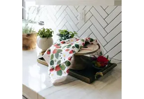 Strawberry Patch Tea Towel