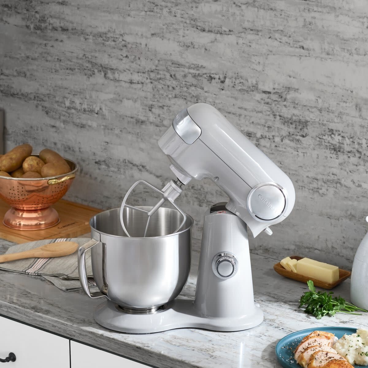 Cuisinart Stand Mixer - Precision Master 5.5QT (Dove Gray)