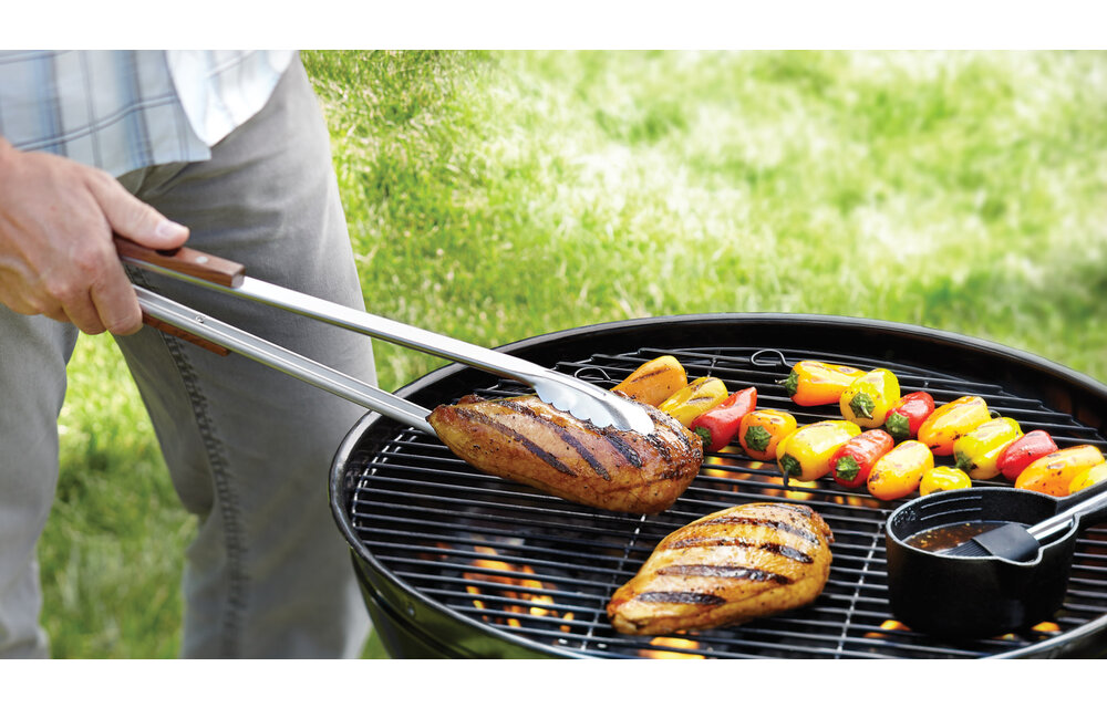 Outset Rosewood Extra-Long Locking Tongs