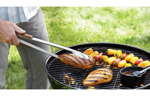 Outset Rosewood Extra-Long Locking Tongs