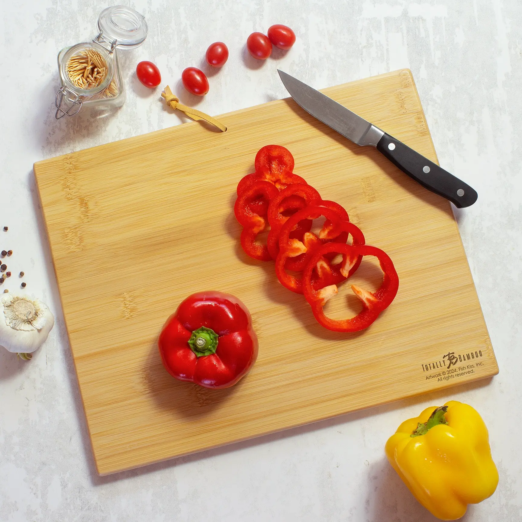 Wyoming Cutting Board with Artwork by Fish Kiss