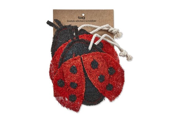 Ladybug Loofah Scrubber