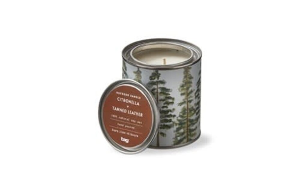 Citro + Tanned Leather Tin