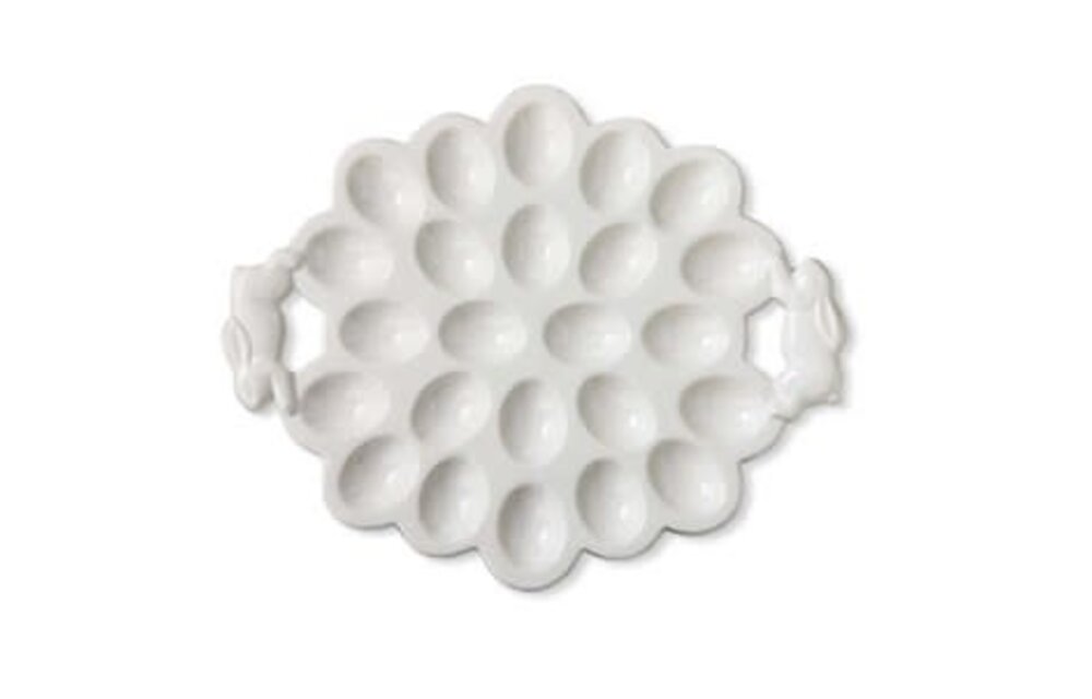 Binky Bunny Handle Egg Platter