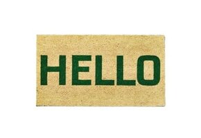 Coir Mat PVC - Hello