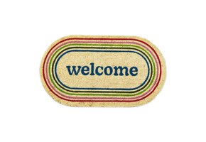 Coir Mat PVC - Welcome Shaped