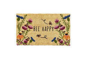 Bee Happy Wildflower Coir Mat