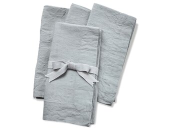 Threads Slub Napkin S/4 Light Blue