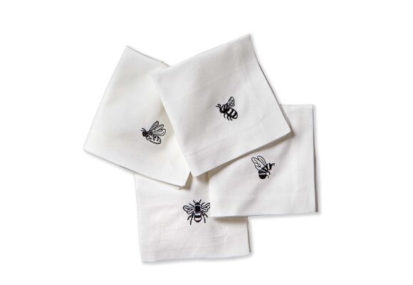 Cocktail Napkin Bee Set/4
