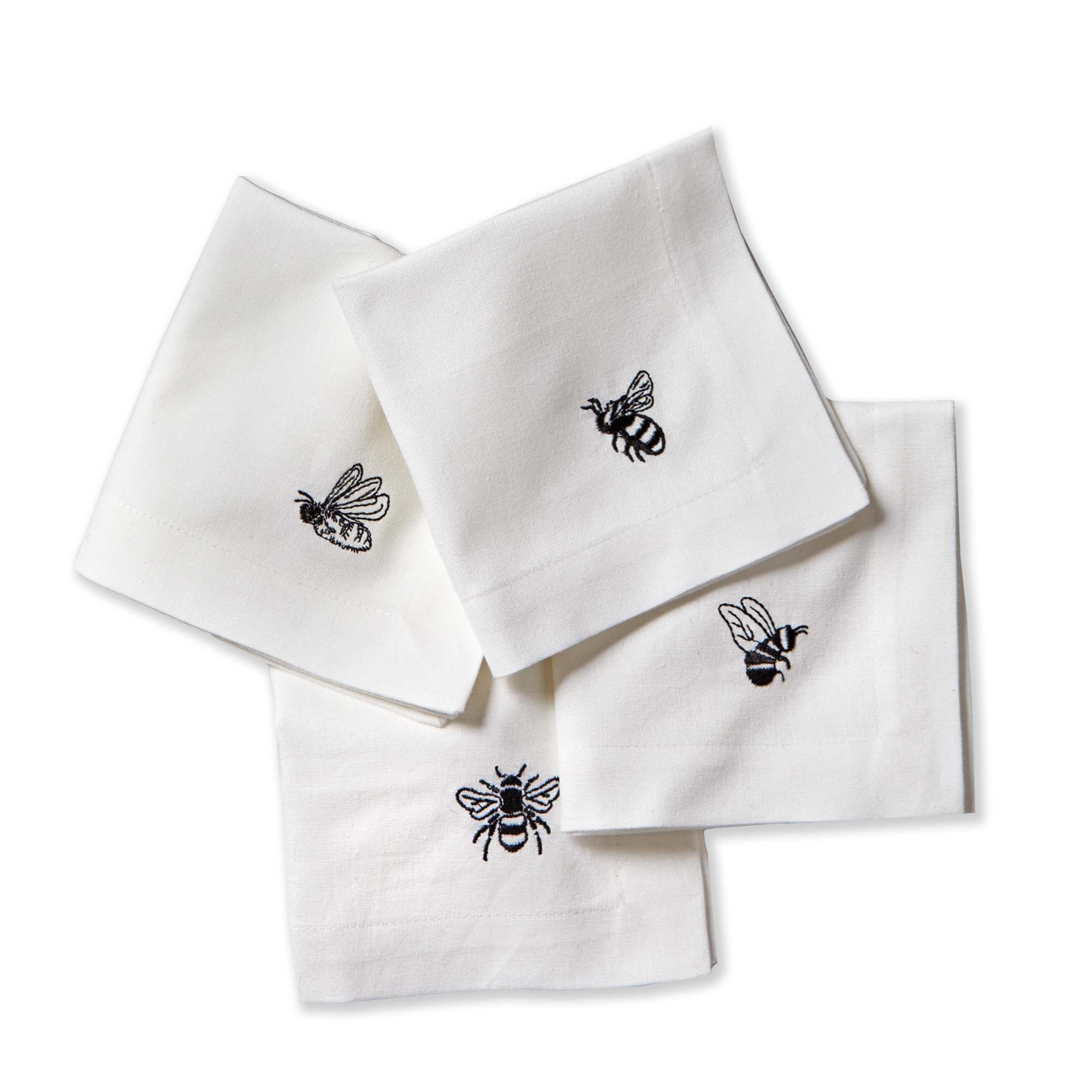 Cocktail Napkin Bee Set/4