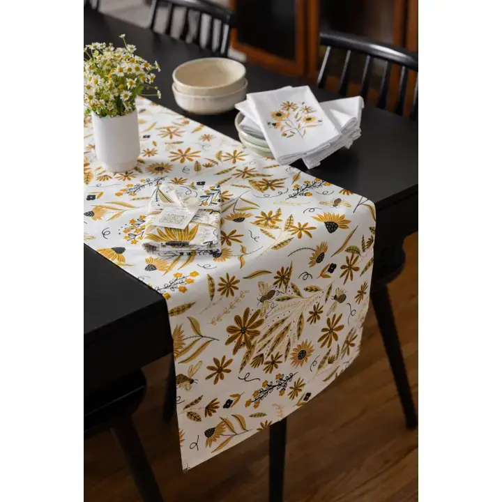 Bee Garden Table Runner