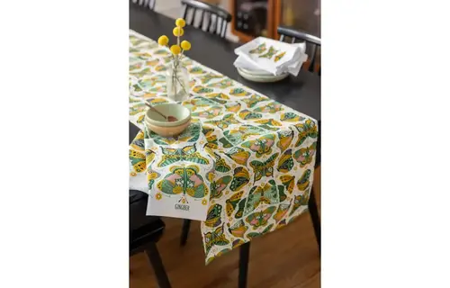 Night Butterfly Table Runner