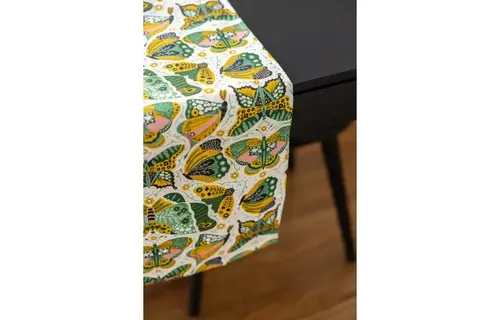 Night Butterfly Table Runner