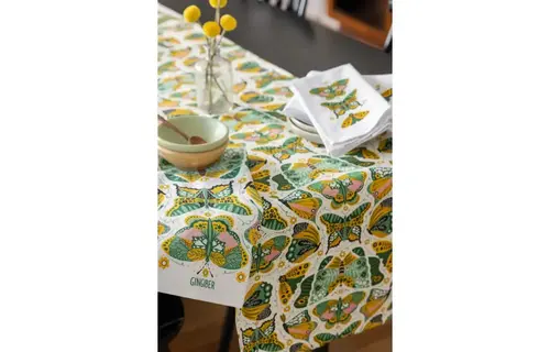 Night Butterfly Table Runner