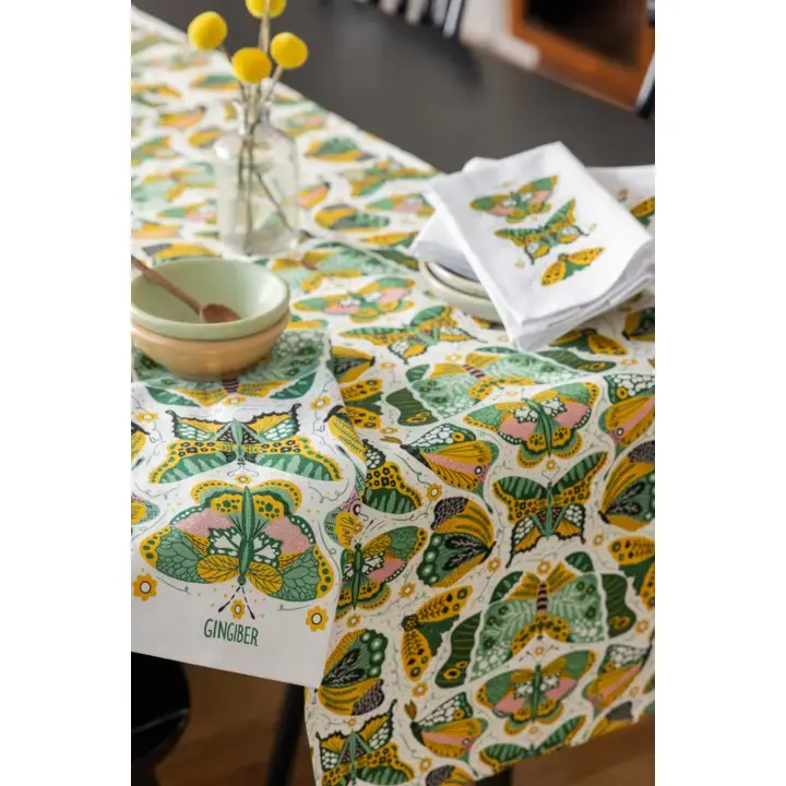 Night Butterfly Table Runner