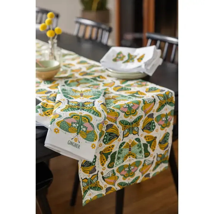 Night Butterfly Table Runner