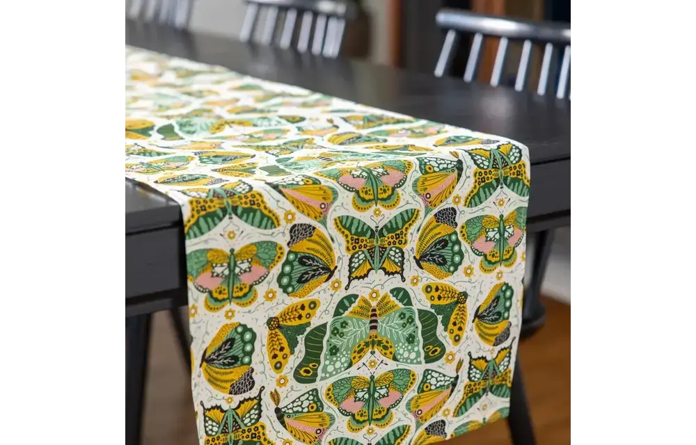 Night Butterfly Table Runner