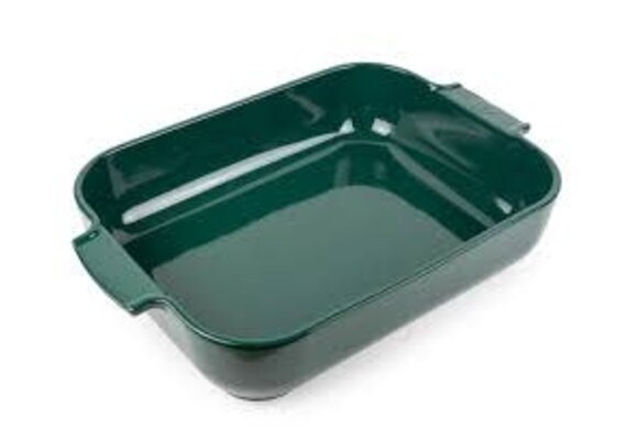 Appolia Rectangular Baker, 10 in, Forest Green