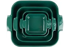 Appolia Petite Square Baker, 7 in, Forest Green