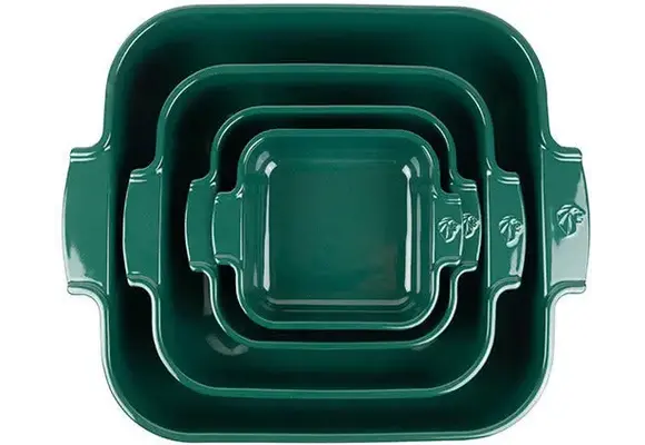 Appolia Petite Square Baker, 7 in, Forest Green