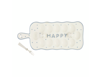 Happy Deviled Egg Tray Set