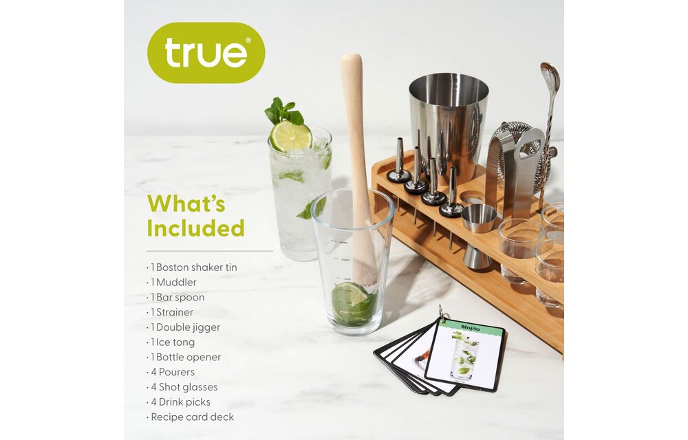 20pc Barware Set by True