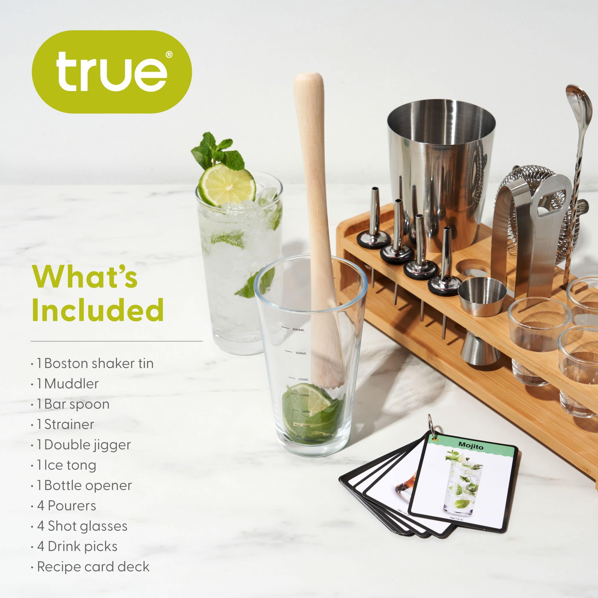 20pc Barware Set by True
