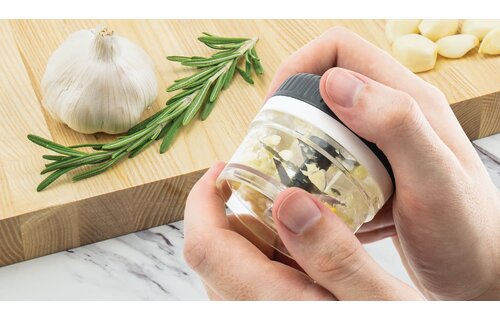 Twist and Chop Mini Mincer - Charcoal