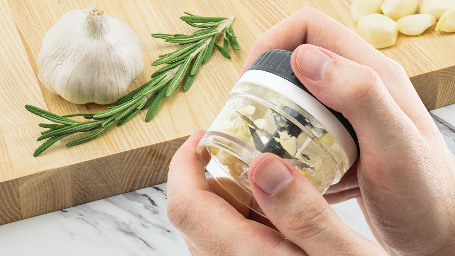 Twist and Chop Mini Mincer - Charcoal