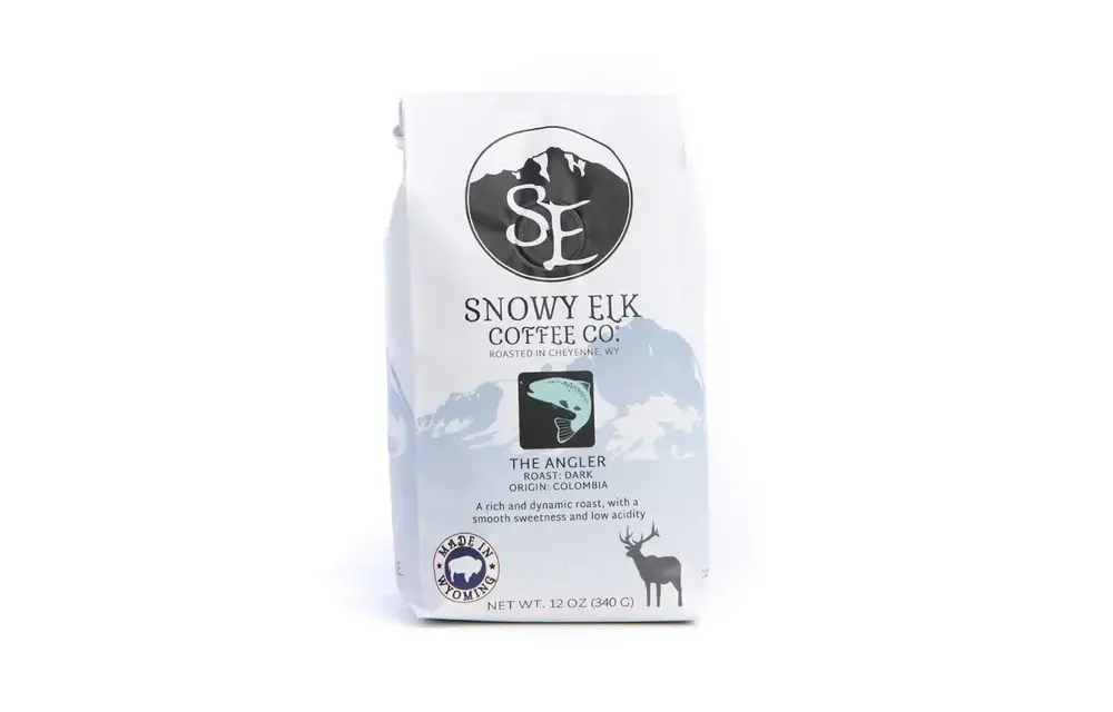 The Angler Snowy Elk Coffee 12oz