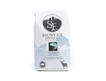 The Angler Snowy Elk Coffee 12oz