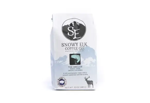 The Angler Snowy Elk Coffee 12oz
