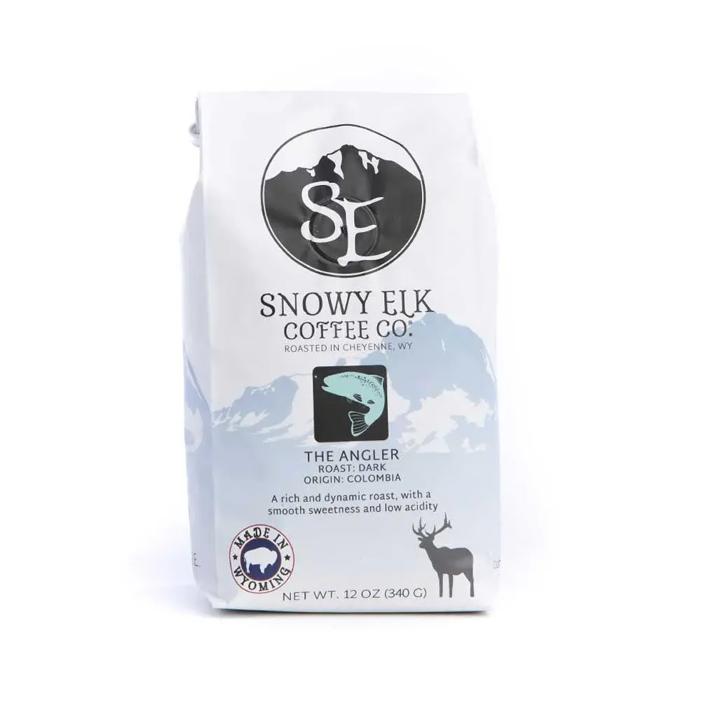 The Angler Snowy Elk Coffee 12oz