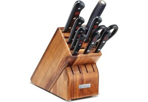 GOURMET Block Set 10 Piece Acacia
