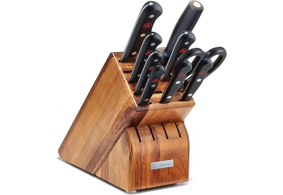GOURMET Block Set 10 Piece Acacia