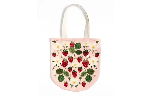Strawberry Patch Canvas Tote Bag