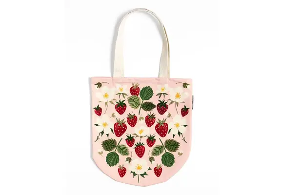 Strawberry Patch Canvas Tote Bag