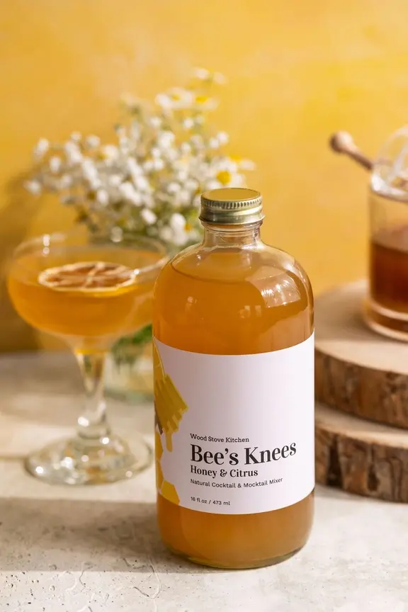 Bee's Knees Cocktail + Mocktail Mixer 16oz