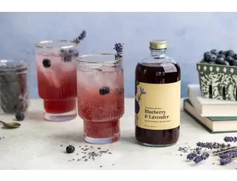 Blueberry + Lavender Cocktail + Mocktail Mixer 16oz